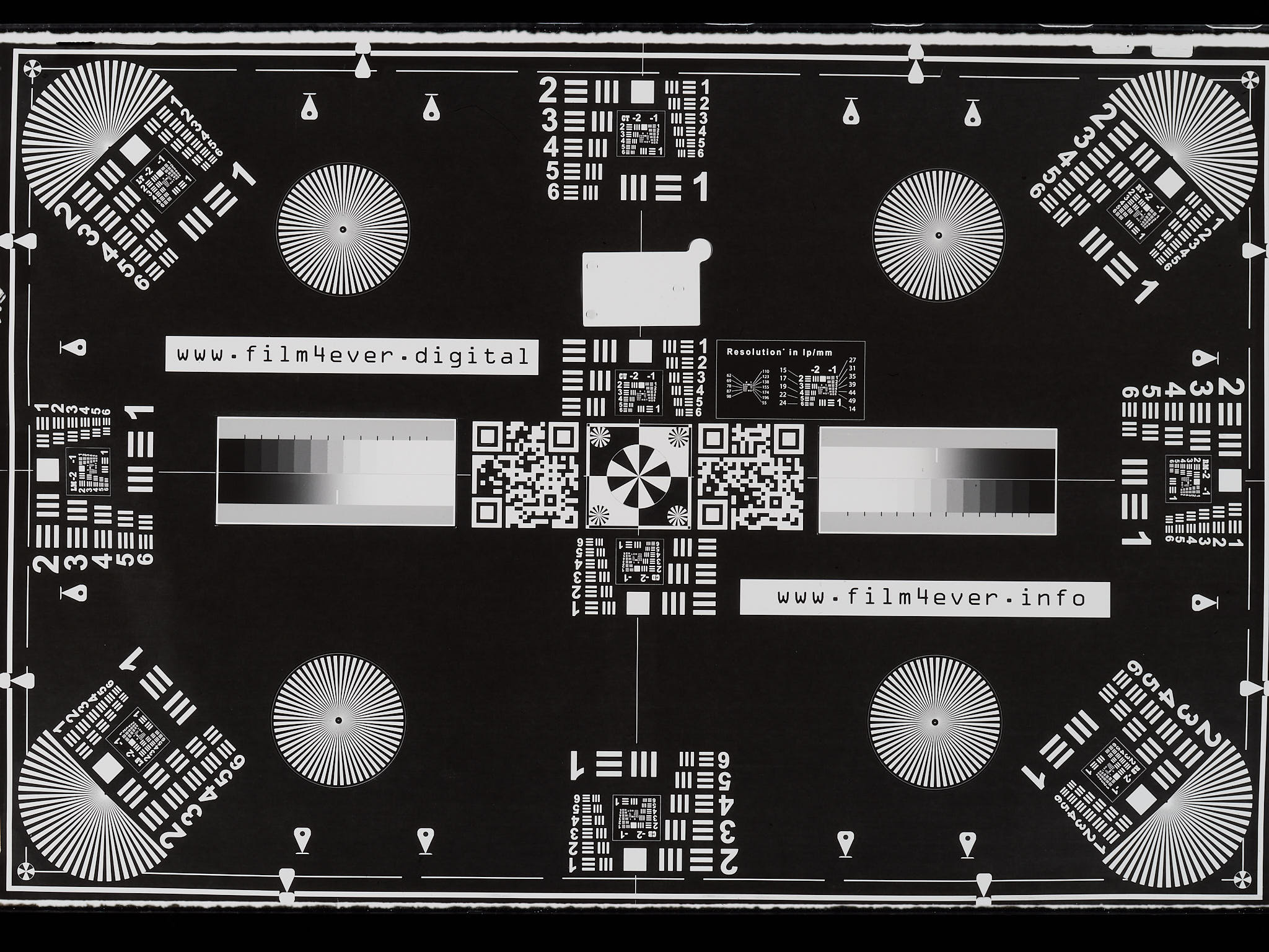 Vlads Test Target 35mm, full image frame